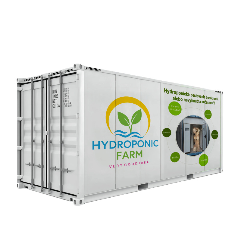KONTAJNEROVÁ HYDROPONICKÁ FARMA NA KLÍČKY DO KŔMNEJ ZMESI 500,1000,1500KG/DEŇ
