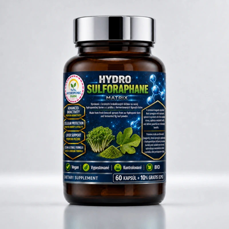 HYDRO BROCCOLI SPROUTS MATRIX 400mg, 60 KAPSÚL+10% grátis/66 KAPSÚL 1