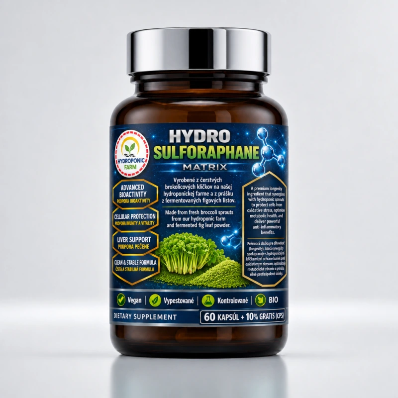 HYDRO BROCCOLI SPROUTS MATRIX 400mg, 60 KAPSÚL+10% grátis/66 KAPSÚL 2