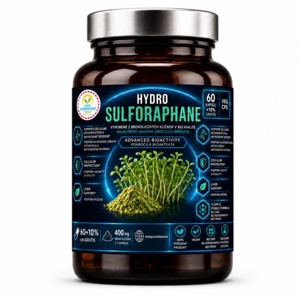 HYDRO BROCCOLI SPROUTS 400mg, 60+10% kps GRATIS 1